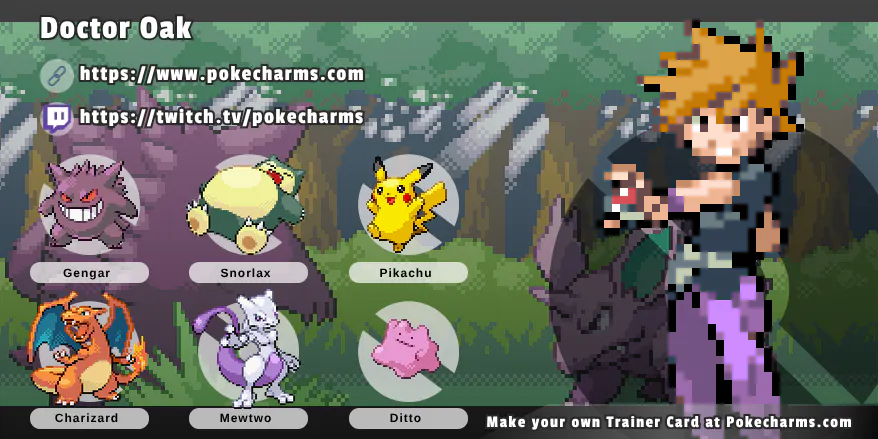 Our big Pokmon Day update is here! | Pokcharms Trainer Card Maker