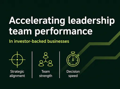 Accelerating leadership team performance