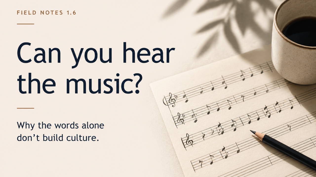 Can you hear the music?