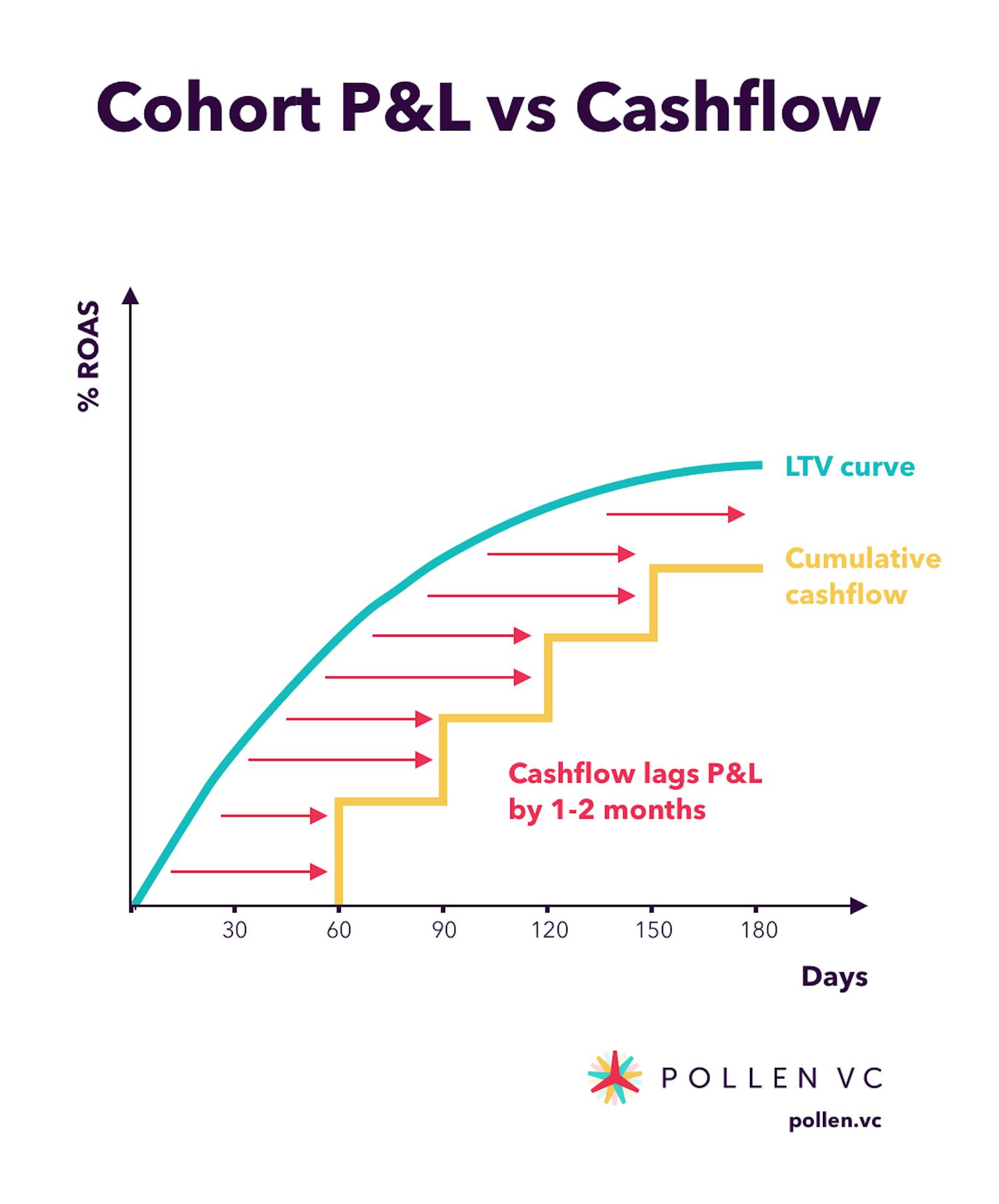 Cohort P&L vs Cashflow