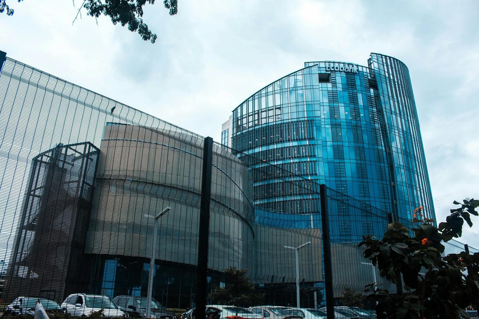Modern city buildings