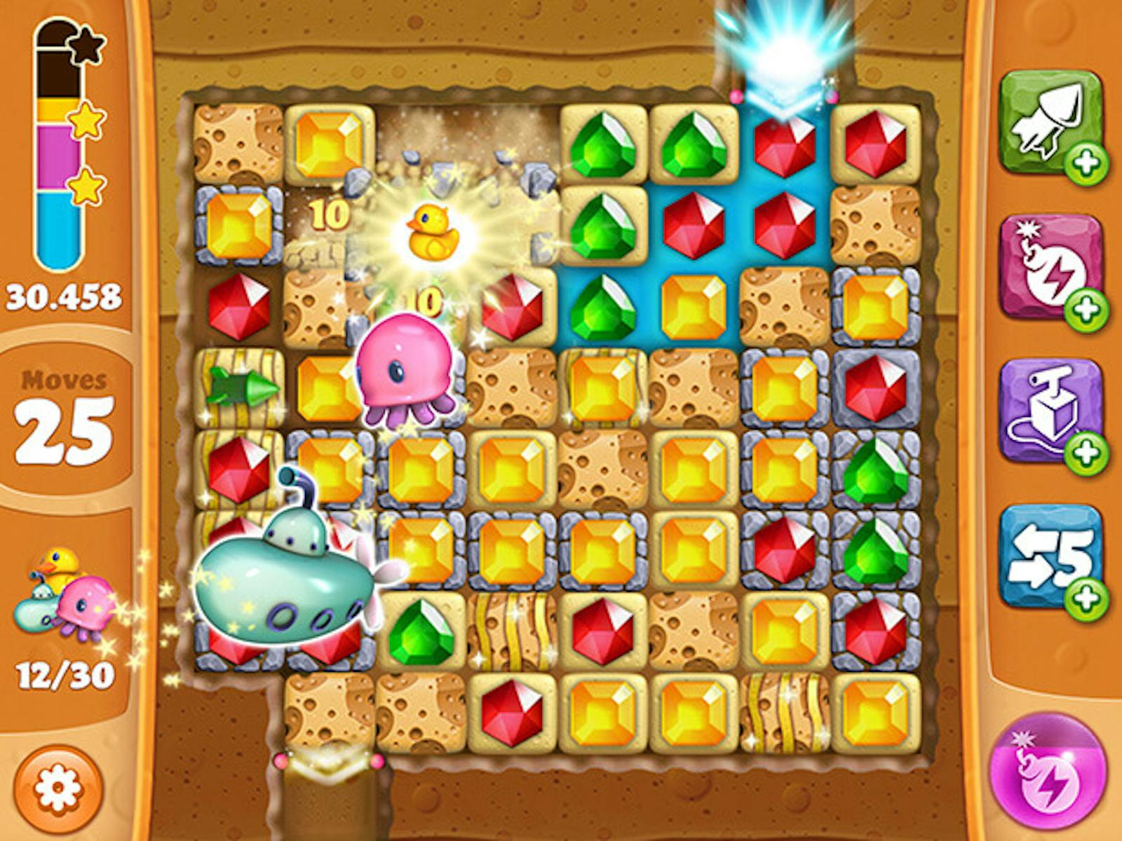 Match-3 game screenshot