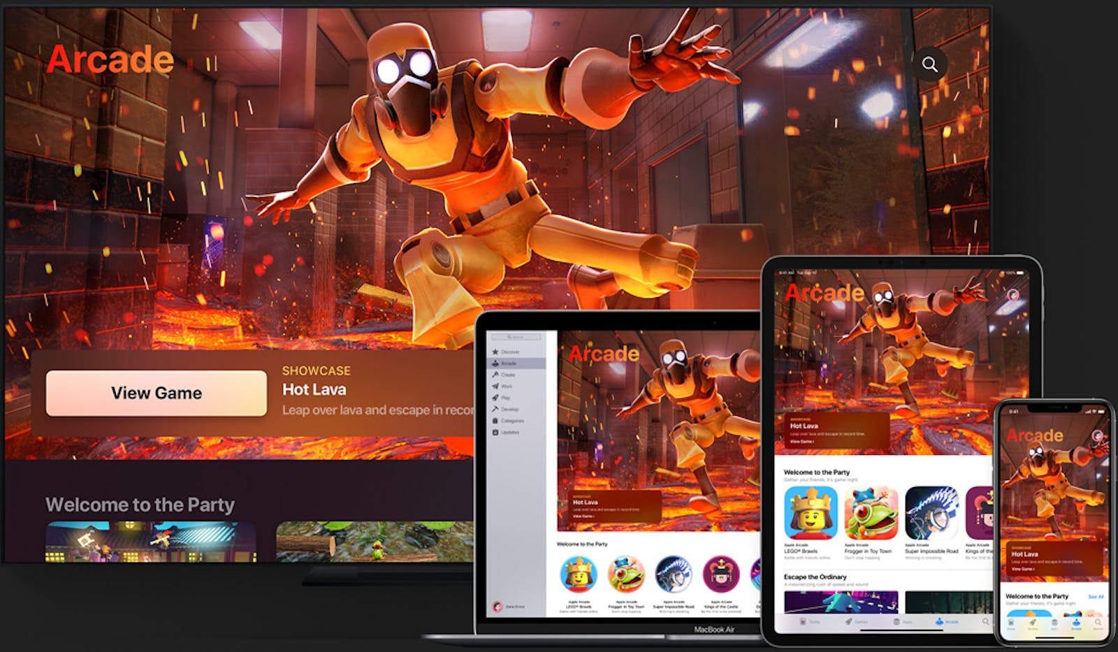 Apple app store screenshots of mobile games