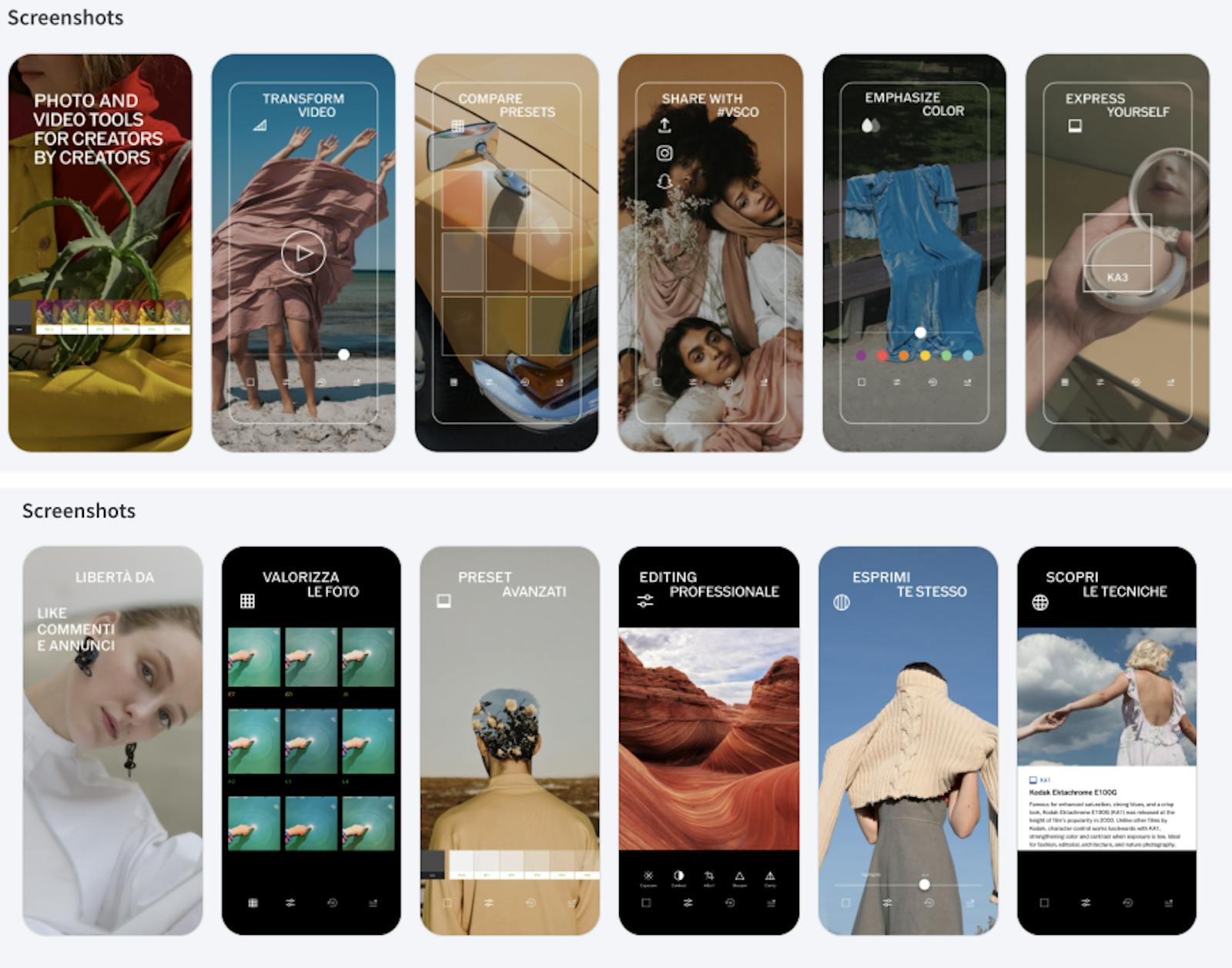Examples of localising an app
