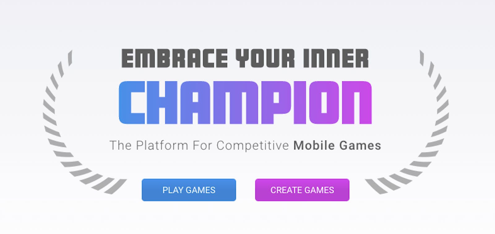 The platform for competitive mobile games