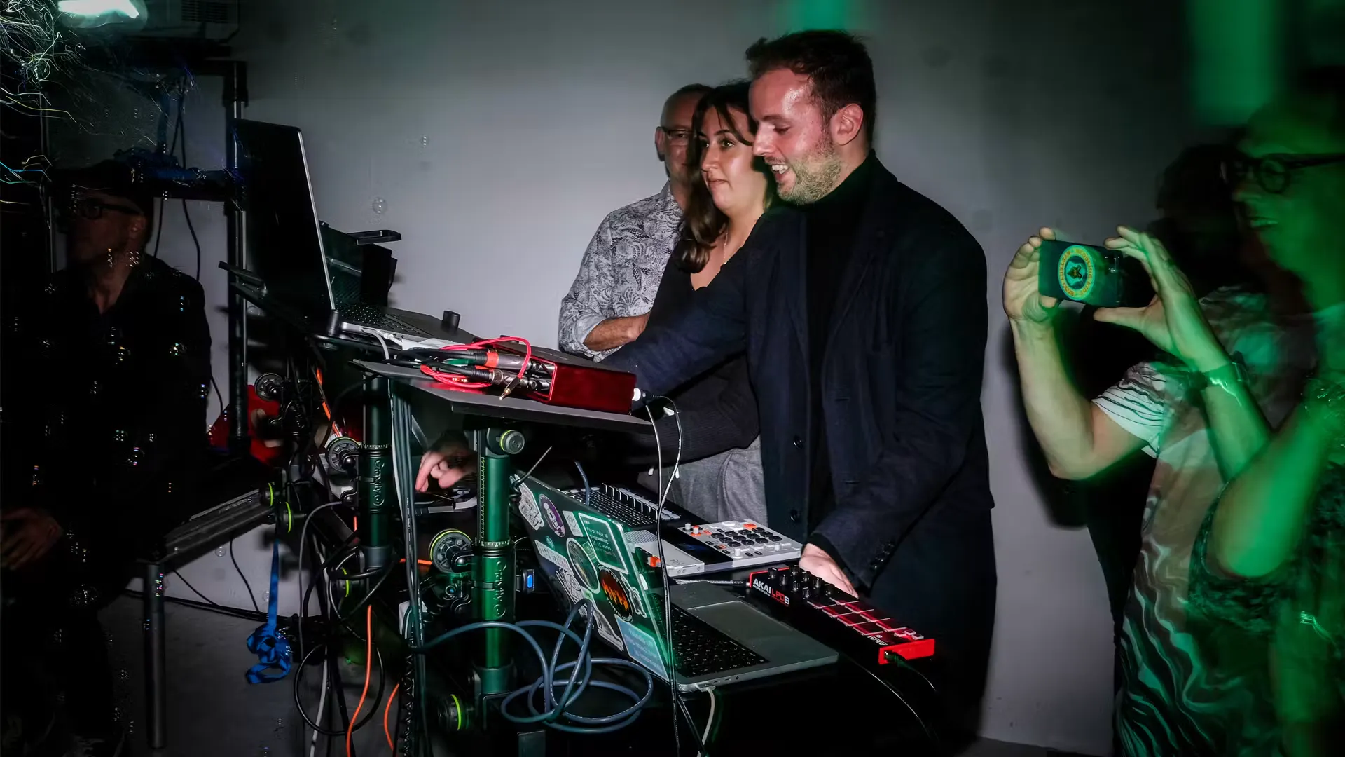 Nigel Fryatt live coding at our Adult Playground R&D in 2024.
