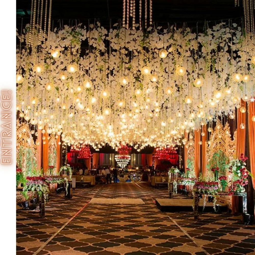 latest wedding entrance decor ideas