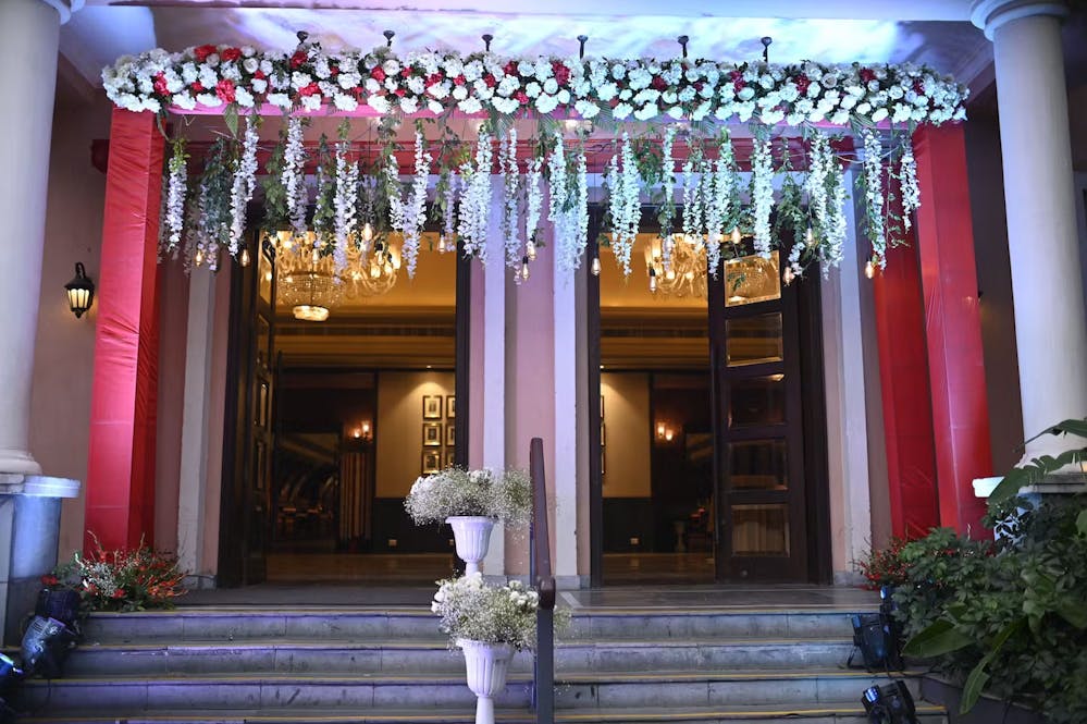 Bengali wedding gate decoration