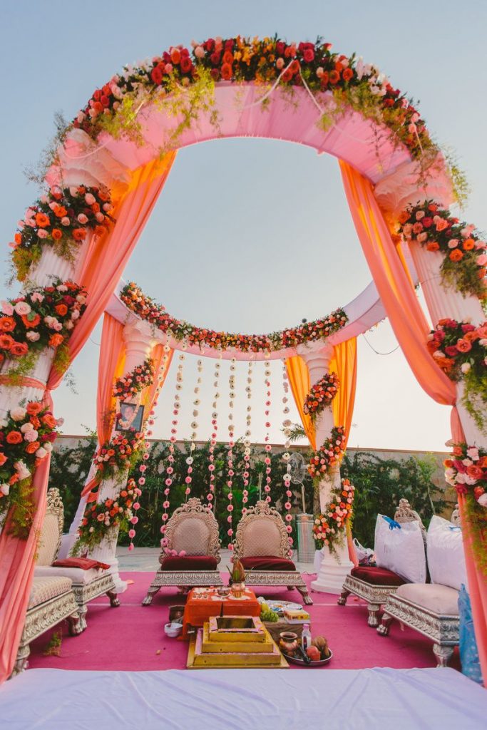 45 Gorgeous Mandap Ideas for Your Indian Wedding Ceremony - Dallas Oasis