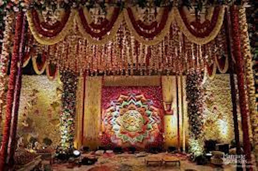 stage decoration engagement