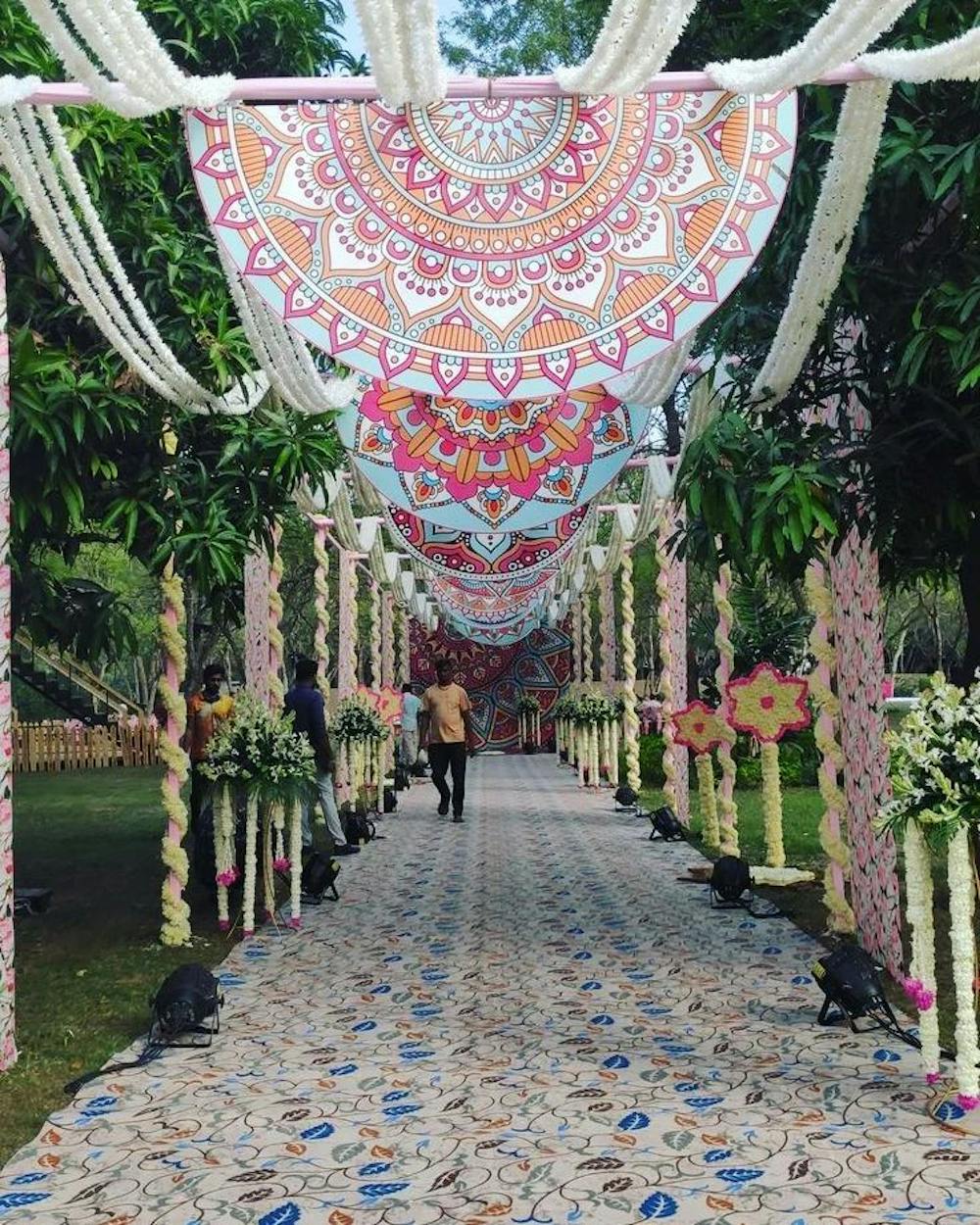 latest wedding entrance decor ideas
