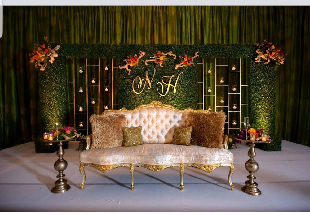 stage decoration engagement