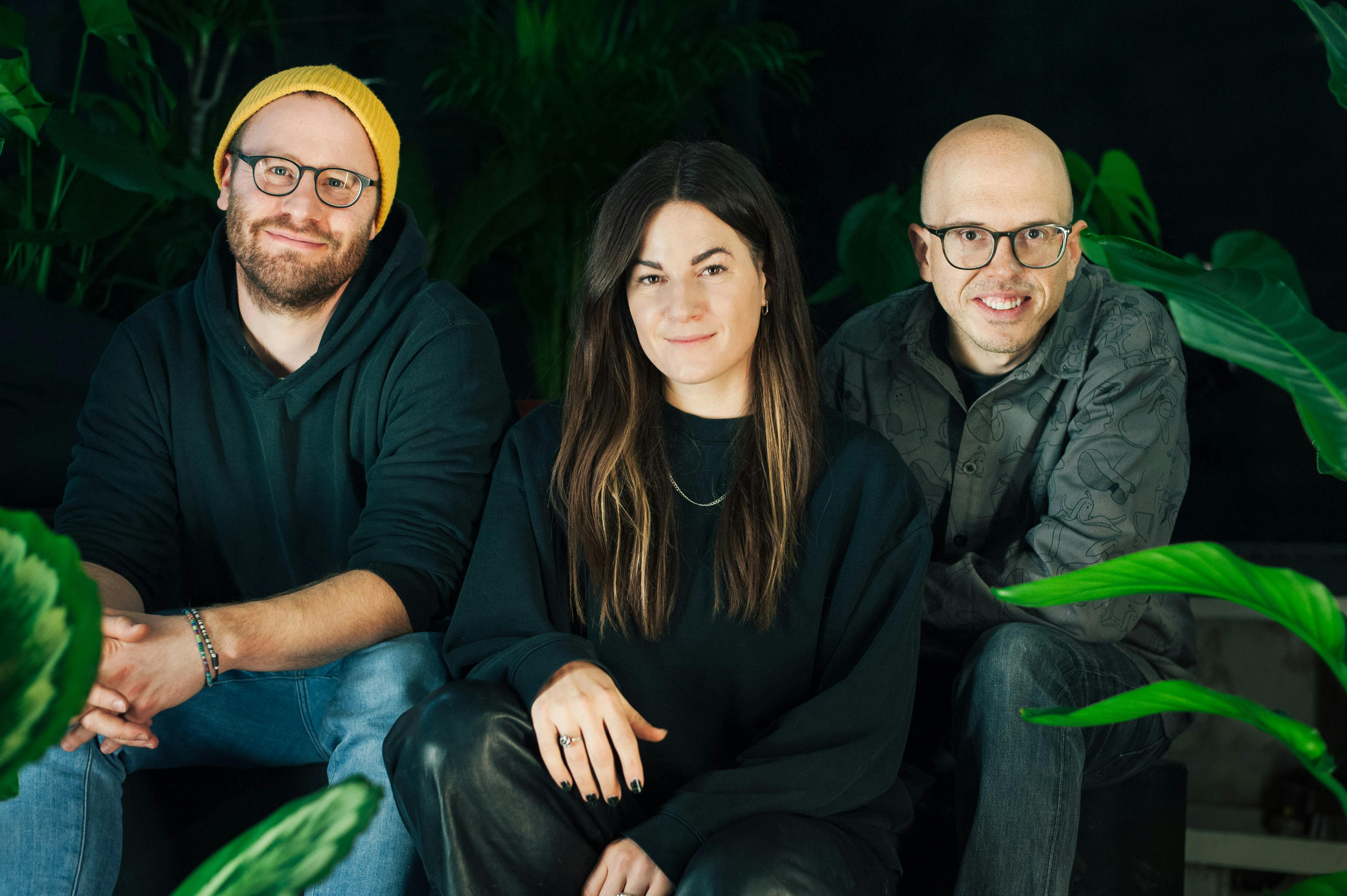 The founders of Ponder - Peter, Caro, Moritz