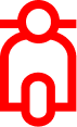 Red scooter icon