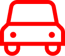 Red car icon