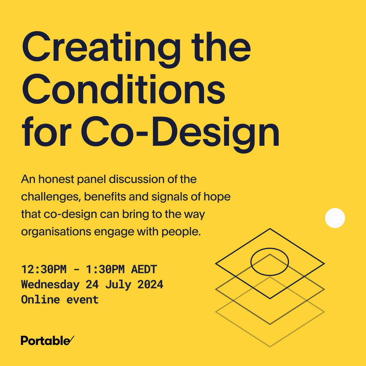 Creating the Conditions for Co-Design