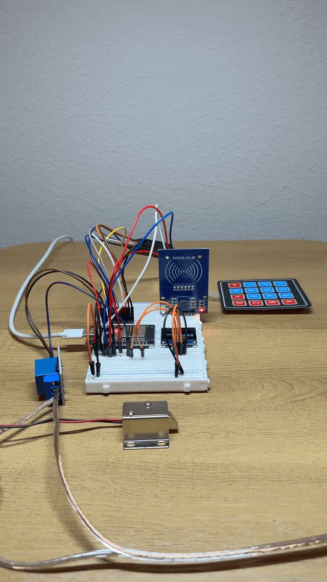 GIF of the Smart Lock Worflow