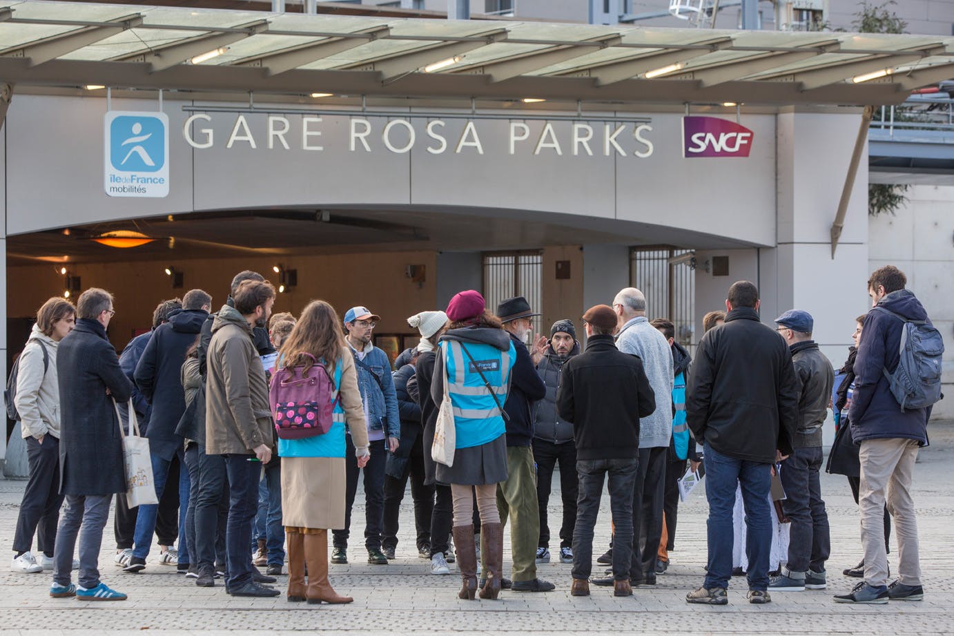 La balade exploratoire sur le secteur Rosa-Parks en novembre 2022