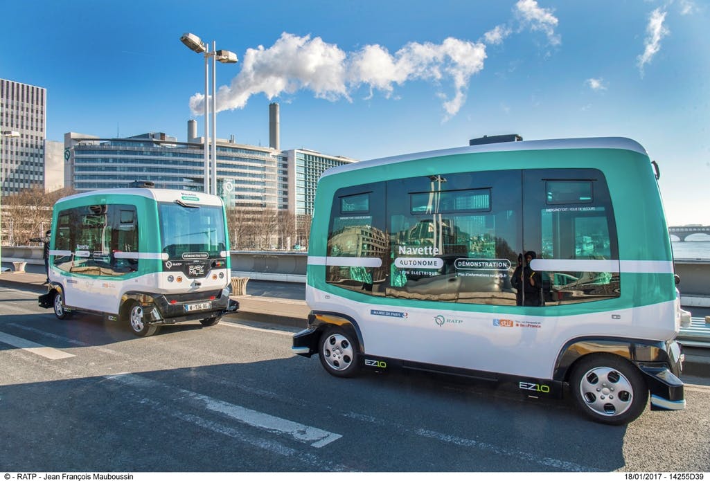Navettes autonomes en expérimentation