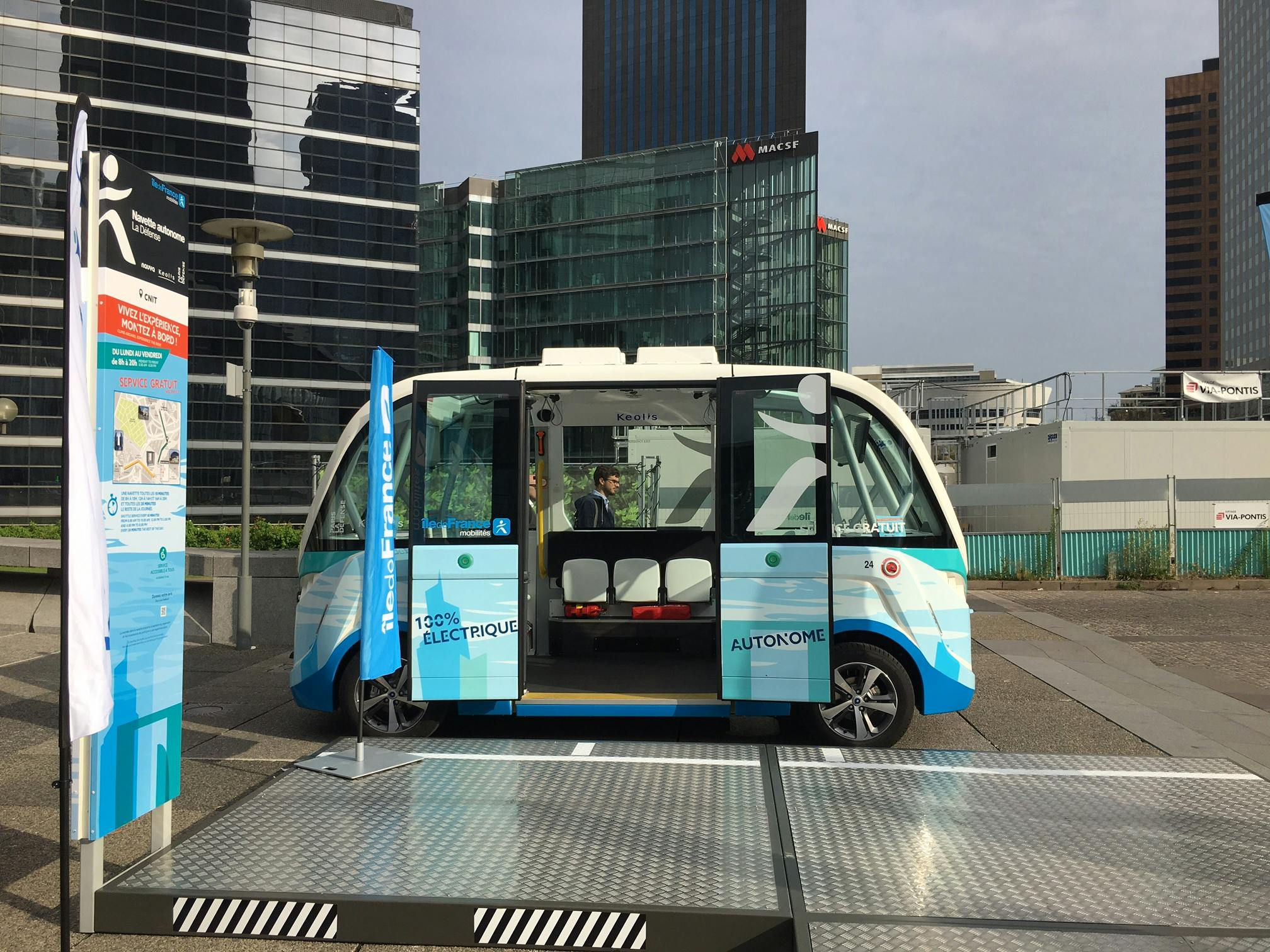 Navette autonome en expérimentation