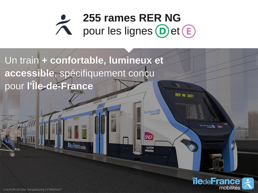 Nouvelle rame RER GN à bord