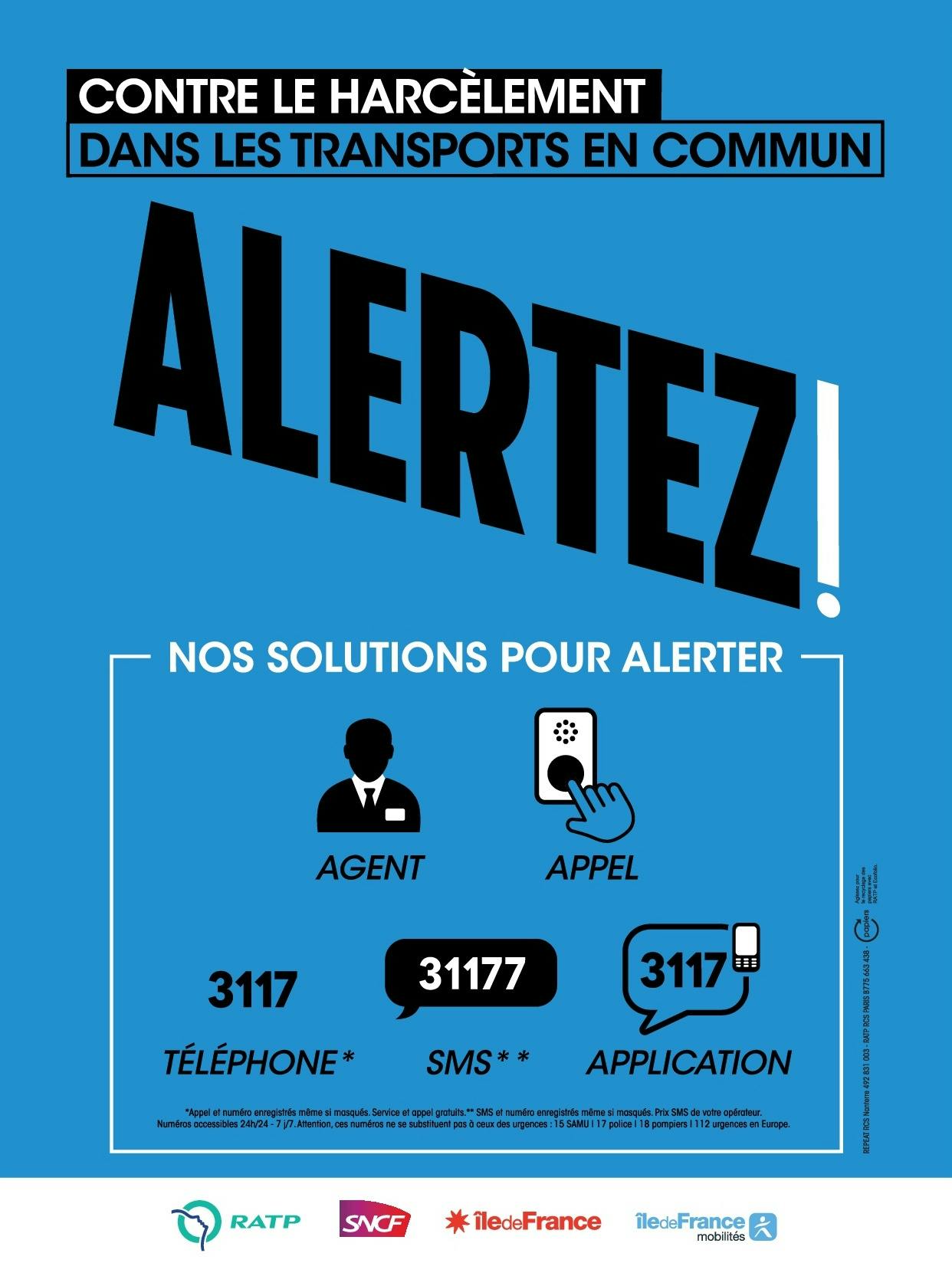 Campagne Île-de-France Mobilités : La lutte contre le harcèlement dans les transports en commun