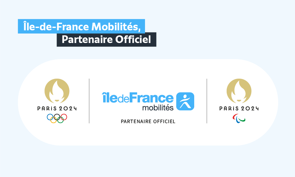 Île-de-France Mobilités, Parceira Oficial dos Jogos Olímpicos e Paralímpicos de Paris 2024