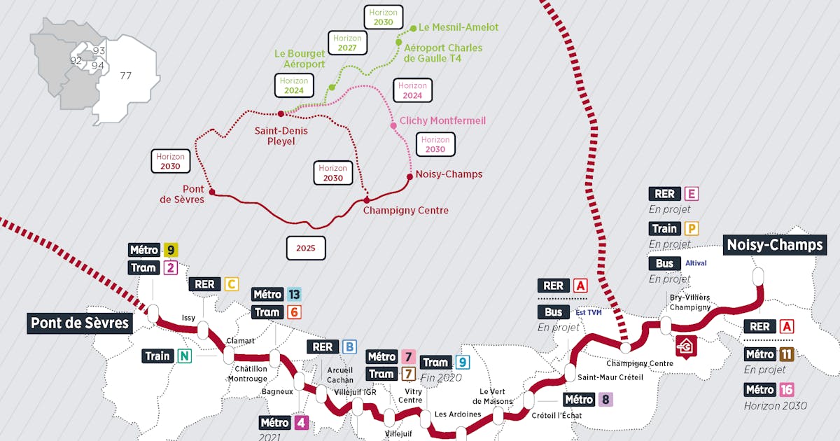Projet Métro ligne 15 Nouvelle ligne Pont de Sèvres > NoisyChamps ÎledeFrance Mobilités Projet Métro ligne 15 Nouvelle ligne Pont de Sèvres > NoisyChamps ÎledeFrance Mobilités