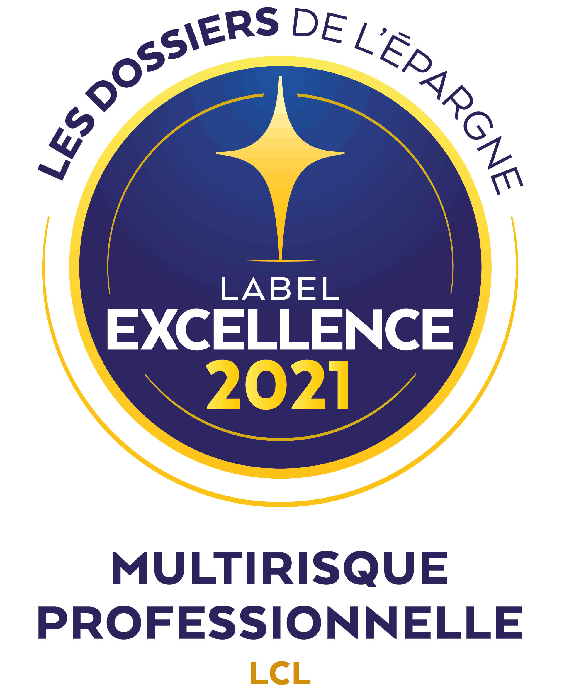 Label Excellence 2021 les dossiers de l'épargne : Multirisque Professionnelle LCL