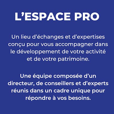 Espace Pro un lieu d'échanges pour accompagner 