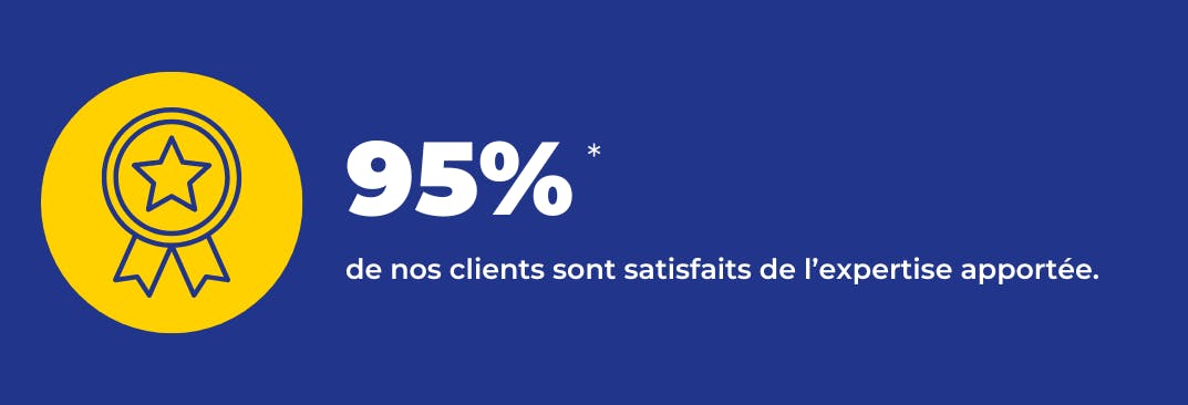 95% clients satisfaits expertise LCL 