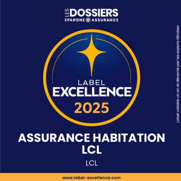 assurance habitation lcl label d'excellence