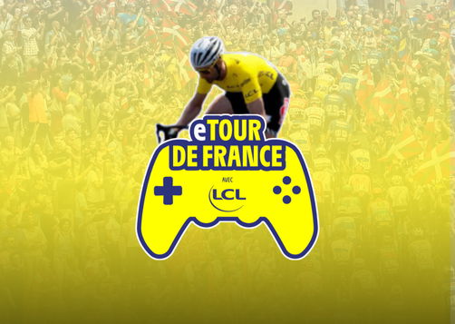 eTour de France avec LCL, la , première compétition eSport ouverte à tous  avec le Tour de France.