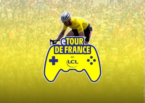 eTour de France avec LCL, la , première compétition eSport ouverte à tous  avec le Tour de France.