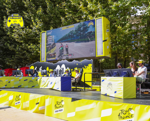 Finale eTour de france avec LCL