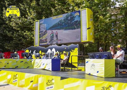 Finale eTour de france avec LCL