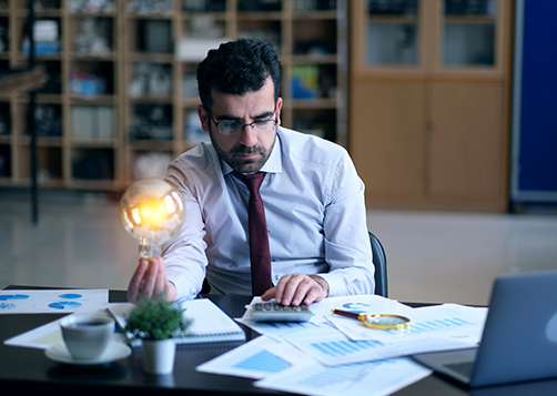 TPE/PME&nbsp;: protection des professionnels, tout savoir sur l’amortisseur électricité - LCL Professionnel