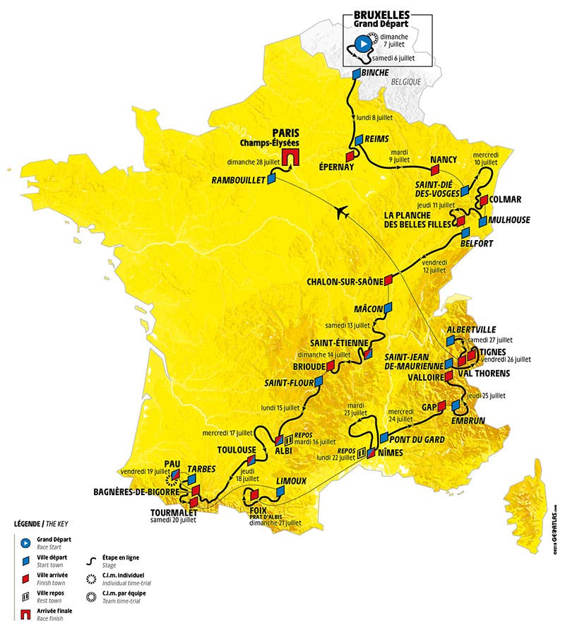 Parcours du Tour de France 2019 - LCL