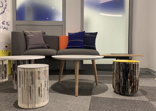 Le studio de design solidaire d'Emmaüs Alternatives "Les Résilientes" va décorer 100 agences LCL