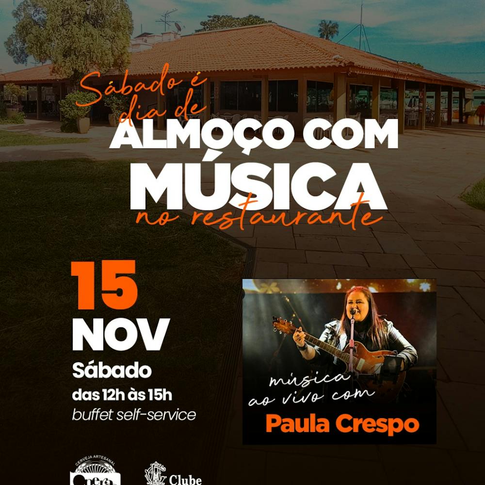 imagem almoço com musica