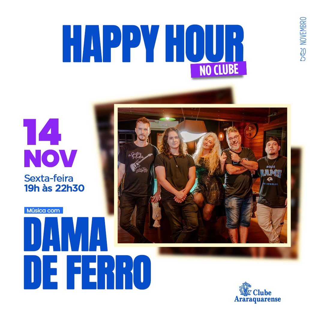 happy hour no clube