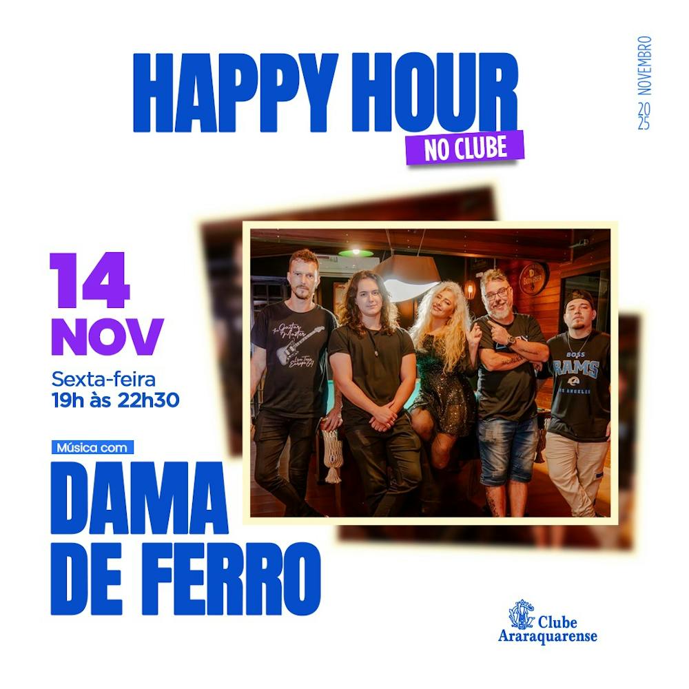 happy hour no clube