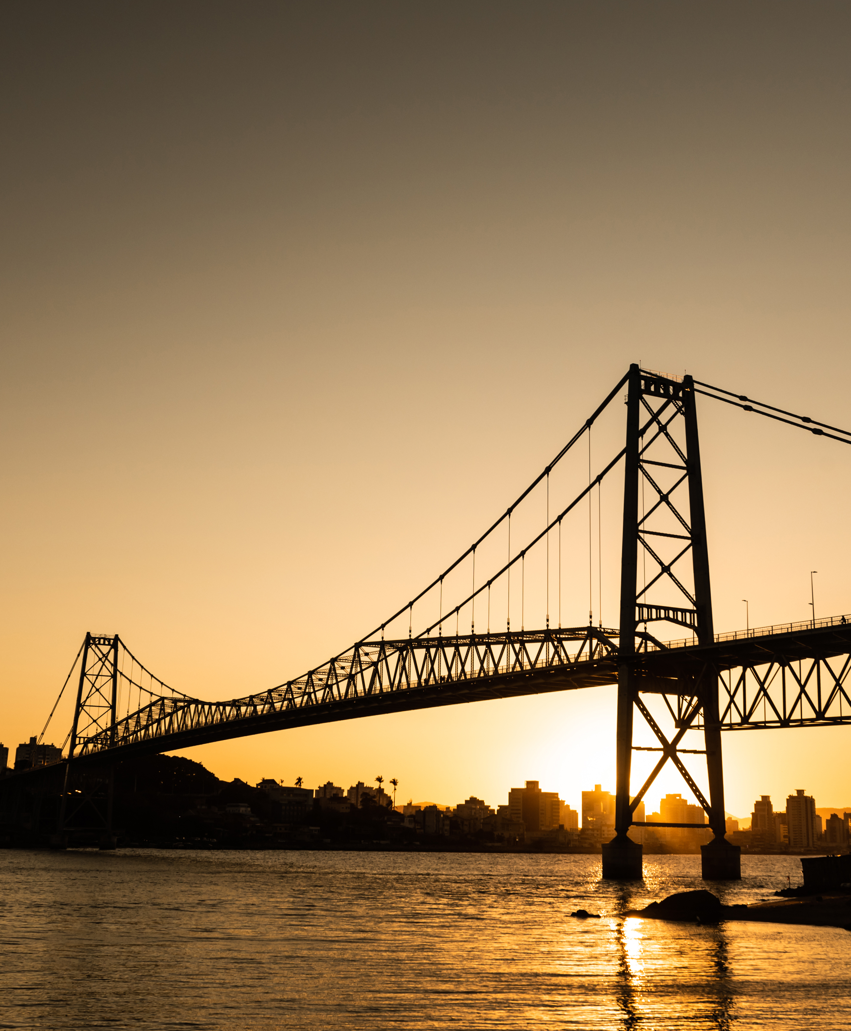Ponte Hercilio Luz em Florianopolis