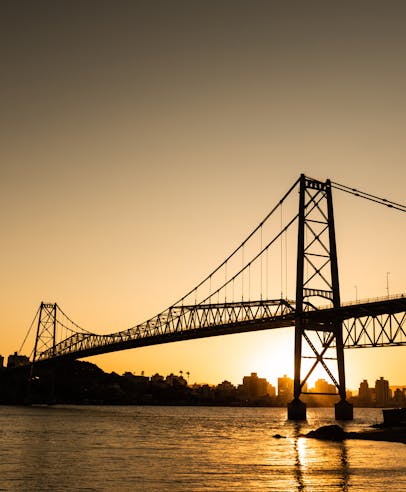 Ponte Hercilio Luz em Florianopolis
