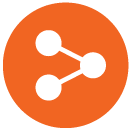 ícone de compartilhar - Nextel compartilha minutos