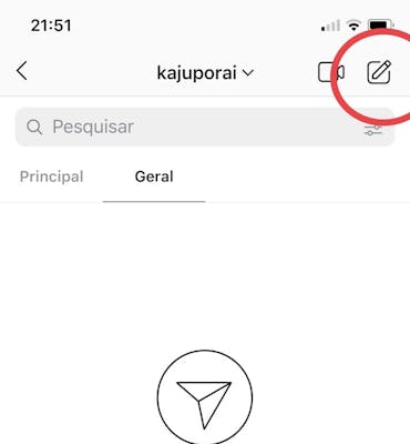 Instagram Direct: envie mensagens para seus contatos