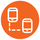 ícone celular - adicionar linhas