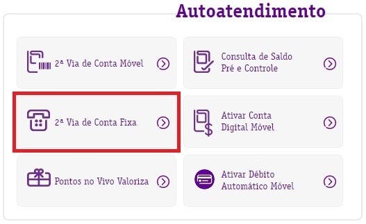 Vivo 2ª Via Conta Fixo