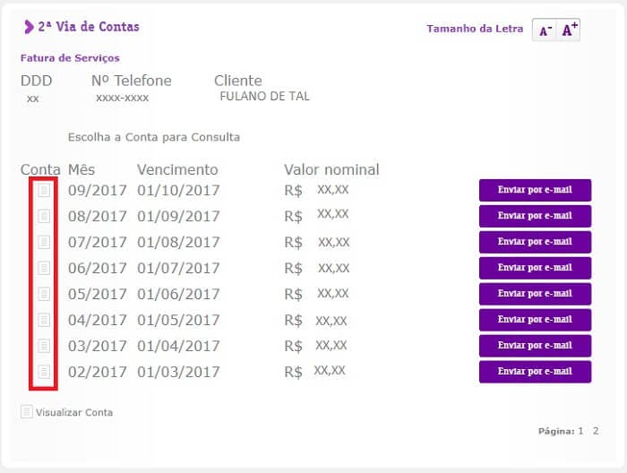 Vivo 2ª Via Vivo Fixo