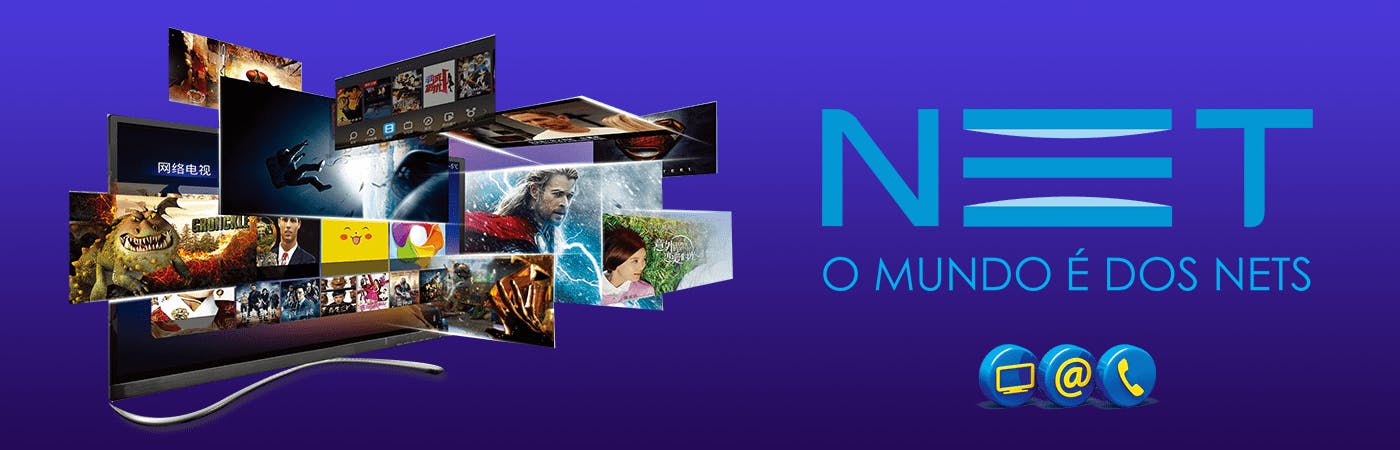 Banner NET com várias TVs